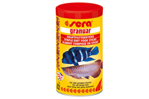 Thức ăn khô cho cá rồng và loài cichlid ăn thịt lớn Sera granuar 250g
